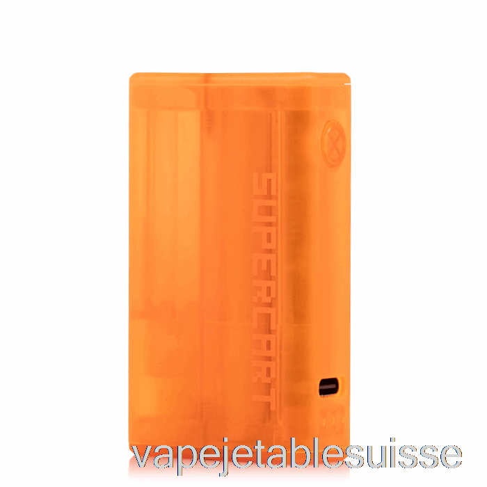 Vape Suisse Supercart Superbox 510 Batterie Dayglo Orange